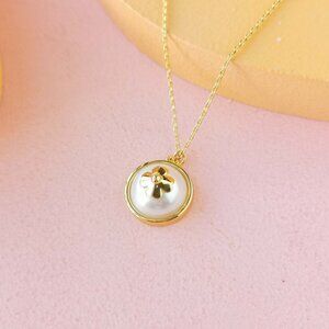 Kate Spade - Pearls On Pearls White Gold Necklace - NEW